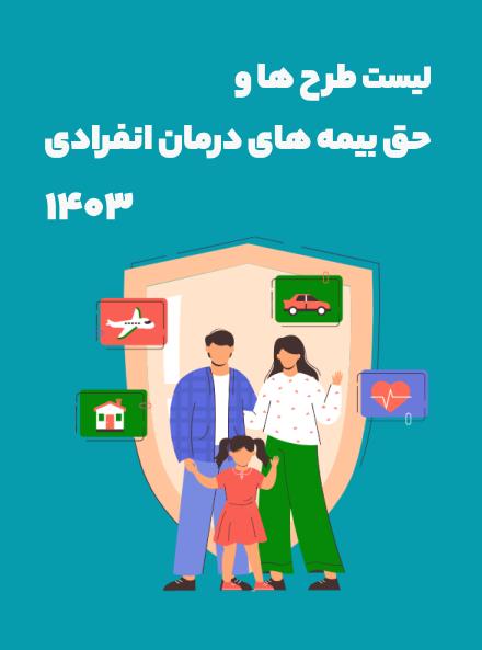 لیست طرح ها وحق بیمه های درمان انفرادی 1403